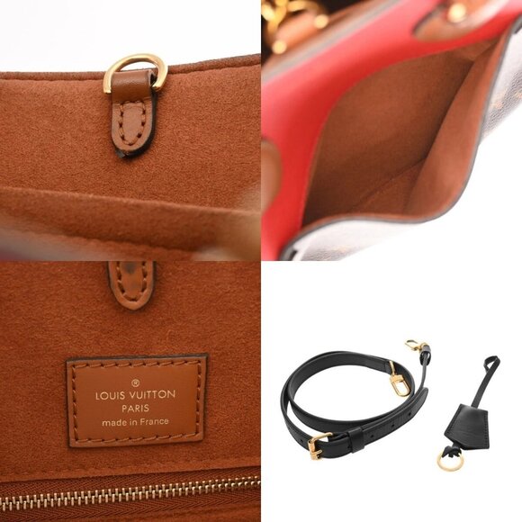 LOUIS VUITTON Monogram Fold Tote PM 2WAY Cerise/Crème/Noir - Picture 10 of 10